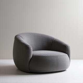 Grey velvet modular sofa unit