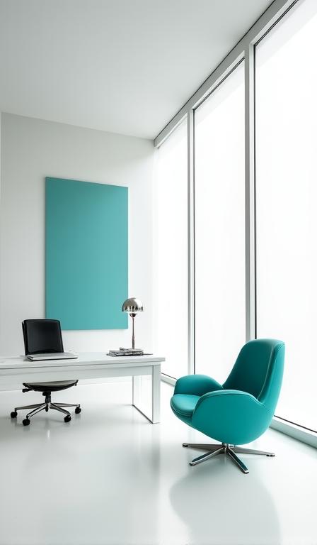 Bright scandinavian workspace