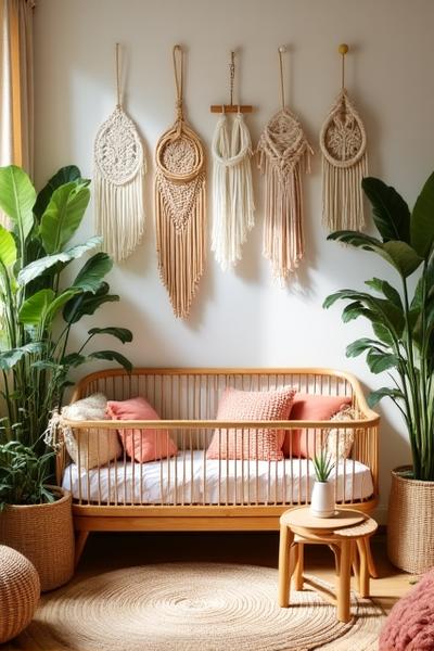 Bohemian style nursery